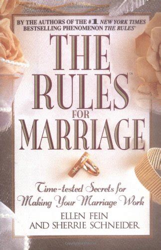 The Rules for Marriage Time-tested Secrets for Making Your Marriage Work by Ellen Fein and Sherrie Schneider 2001-08-01 PDF