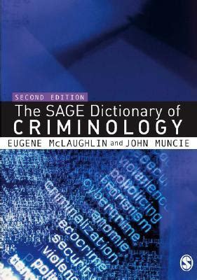 The SAGE Dictionary of Criminology Kindle Editon