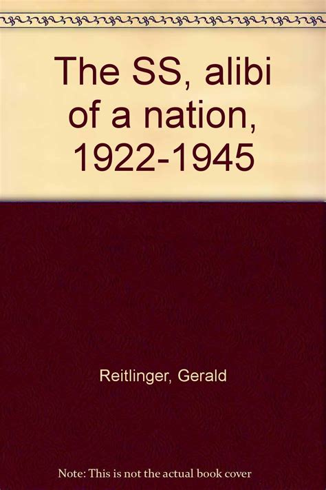 The SS Alibi of a Nation 1922-1945 Kindle Editon