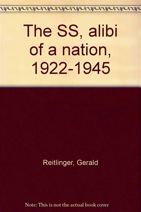 The SS Alibi of a Nation 1922-1945 Kindle Editon