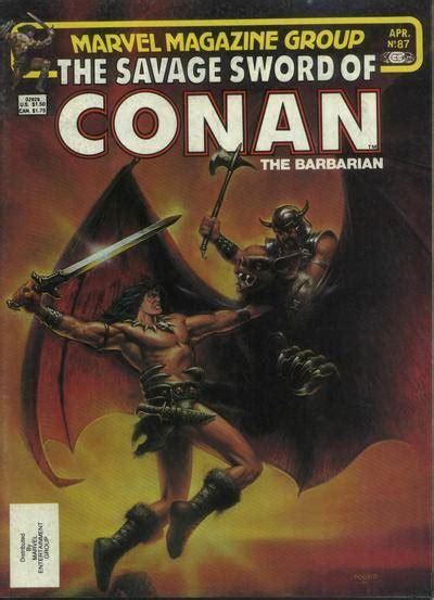 The Savage Sword of Conan the Barbarian comic graphic magazine The Armor of Zulda Thaal Vol 1 No 87 April 1983 Epub