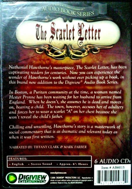 The Scarlet Letter 6 CD Audio Book Epub