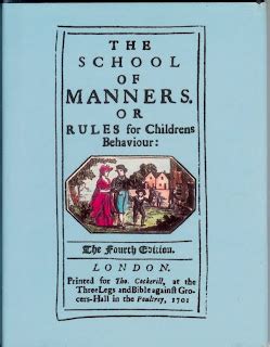 The School of Manners 4th Edition Kindle Editon