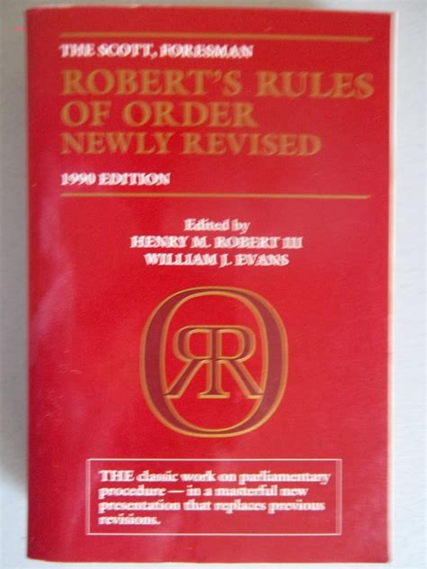 The Scott, Foresman Roberts Rules of Order Newly Revised Ebook Kindle Editon