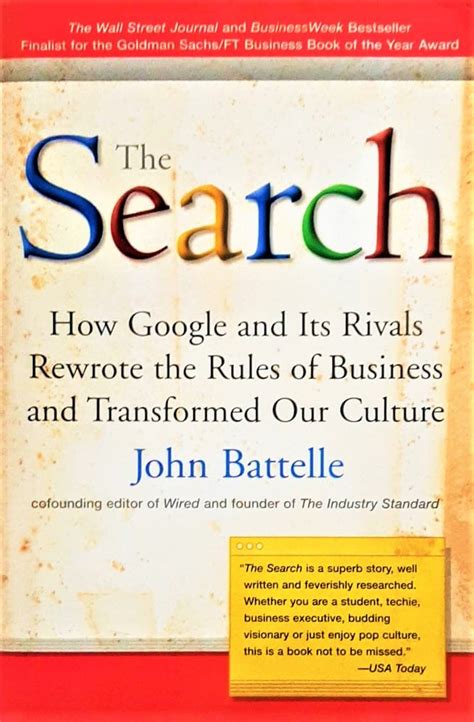 The Search How Google and Its Rivals Rewrote the Rules of Business and Transformed Our Culture PDF