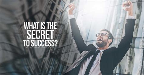 The Secret Of Success Answer To It Doc