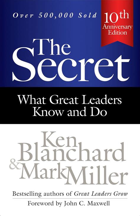 The Secret What Great Leaders Know and Do PDF