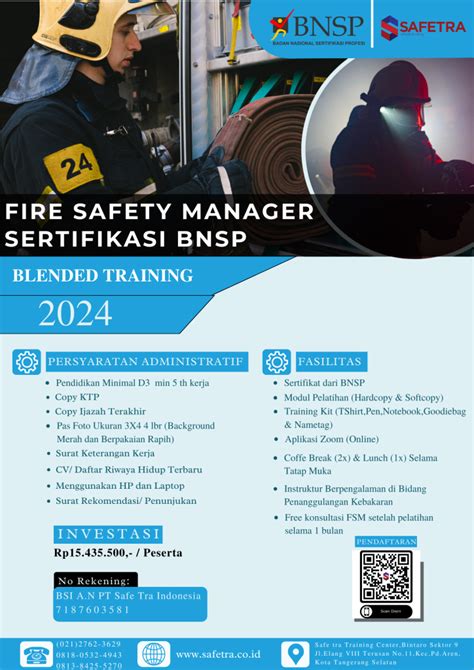 The Senior Fire Safety Manager Course: Enhancing Fire Prevention and Protection Skills