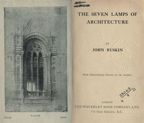 The Seven Lamps of Architecture Reader