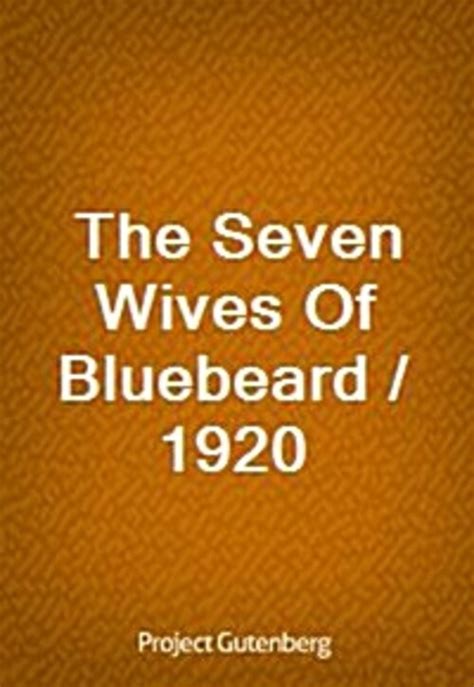 The Seven Wives Of Bluebeard 1920 Epub