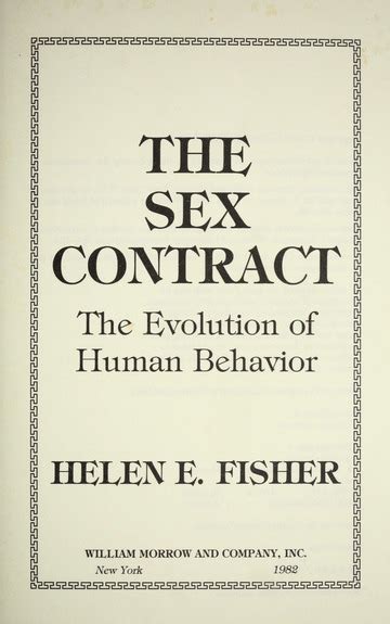 The Sex Contract The Evolution of Human Behavior Doc