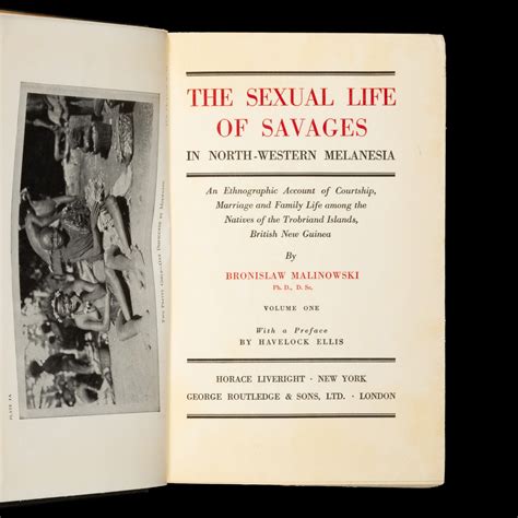 The Sexual Life of Savages in North Western Melanesia PDF