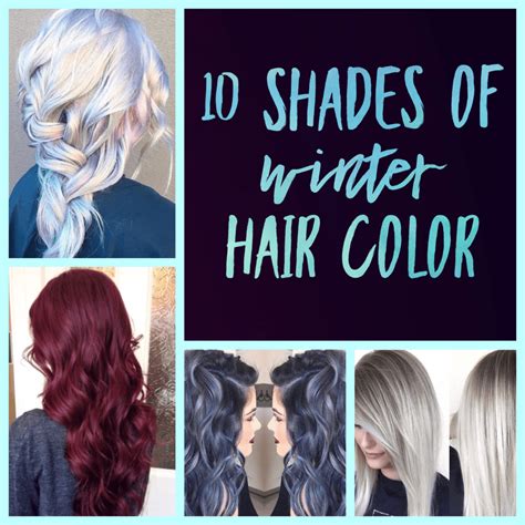 The Shimmering Allure of Winter Hair Colors