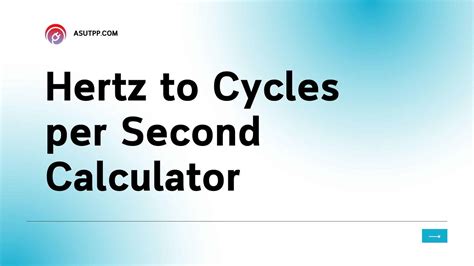 The Significance of Cycles Second to Hz