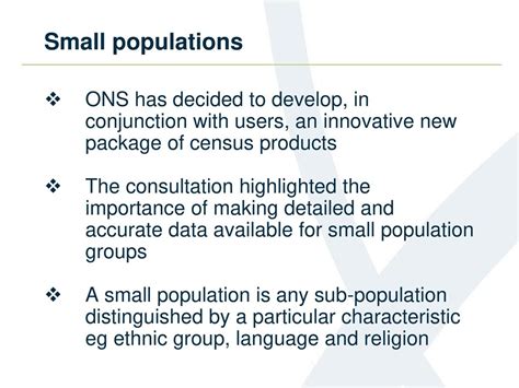 The Significance of ONS Data