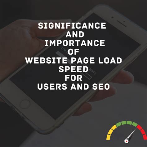 The Significance of Page Load Speed