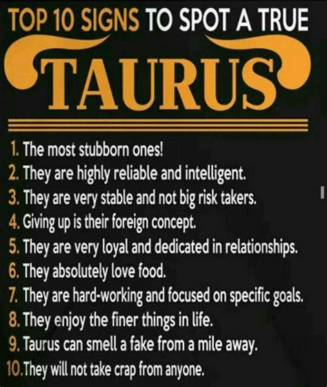 The Significance of Taurus