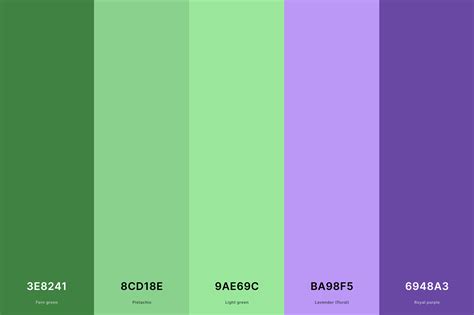 The Significance of the Green and Purple Color Palette