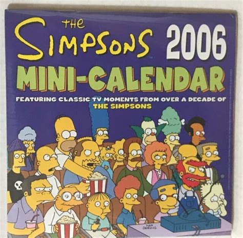 The Simpsons 2006 Mini-Calendar PDF