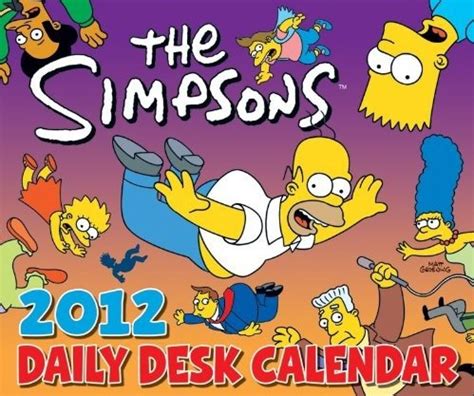 The Simpsons 2012 Daily Desk Calendar Reader