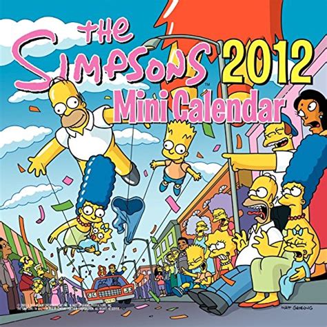 The Simpsons 2012 Mini Calendar Reader