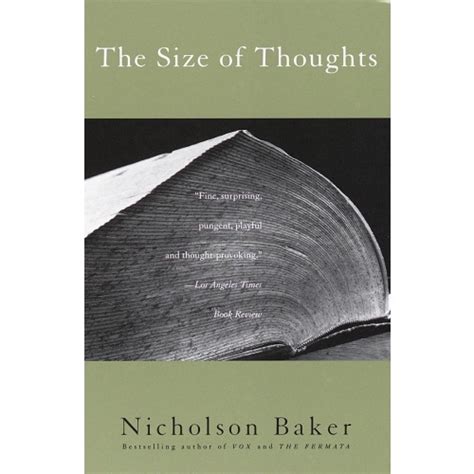 The Size of Thoughts Essays and Other Lumber Epub