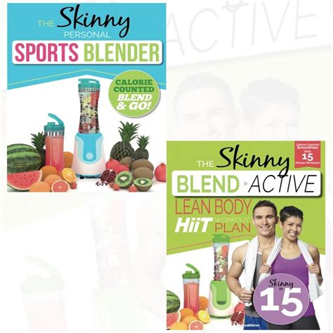 The Skinny 2 Books Blender Recipes Collection pack The Skinny Personal Sports Blender RecipeThe Skinny Blend Active Lean Body HIIT Workout Plan PDF