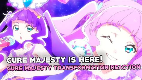 The Sky's Majestic Embrace: Cure Majesty's Transformation Sequence