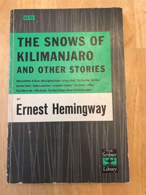 The Snows of Kilimanjaro and Other Stories Publisher Scribner Epub