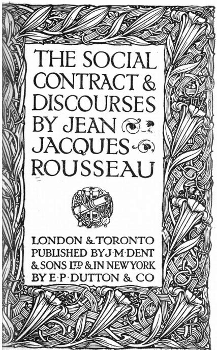 The Social Contract and Discourses Kindle Editon