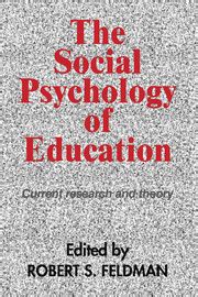 The Social Psychology of Education Current Research and Theory Kindle Editon