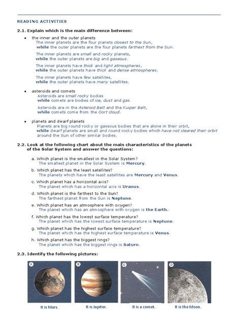 The Solar System Answer Key Epub