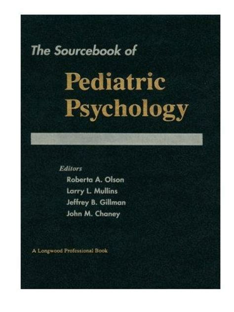 The Sourcebook of Pediatric Psychology Epub