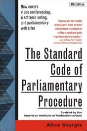The Standard Code of Parliamentary Procedure Epub