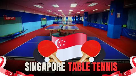 The State of Table Tennis in Singapore: A Comprehensive Overview