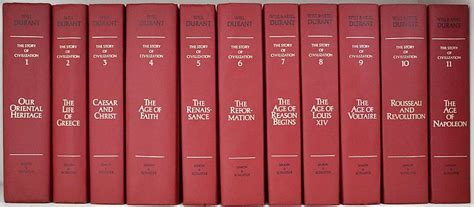 The Story Of Civilization Eight Volumes