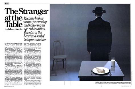 The Stranger at the Table