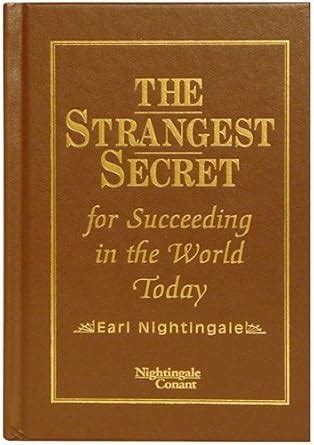 The Strangest Secret for Succeeding in the World Today Pocket Book Edition Epub