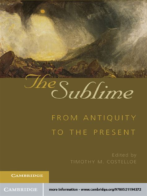 The Sublime From Antiquity to the Present 1st Edition Epub