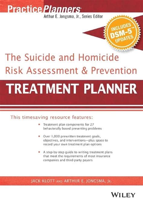 The Suicide and Homicide Risk Assessment & Prevention Treatment Planner Kindle Editon
