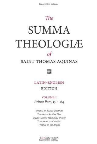 The Summa Theologiae Of St Thomas Aquinas Latin-English Edition Prima Pars Q 1-64 PDF