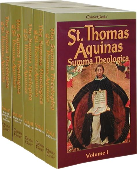 The Summa Theologica of St Thomas Aquinas Five Volumes Epub