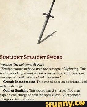 The Sunlight Straight Sword: A Guide to the Weapon of the Firstborn