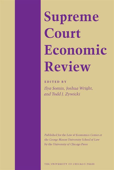 The Supreme Court Economic Review PDF
