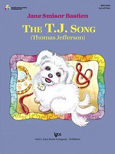 The TJ Song Thomas Jefferson Piano Solo Level 1