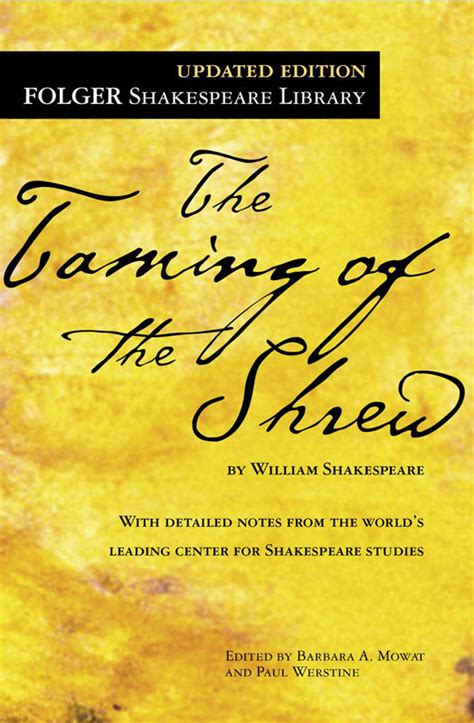 The Taming of the Shrew Folger Shakespeare Library PDF