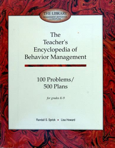The Teachers Encyclopedia of Behavior Management: 100 Problems/500 Plans Ebook Epub