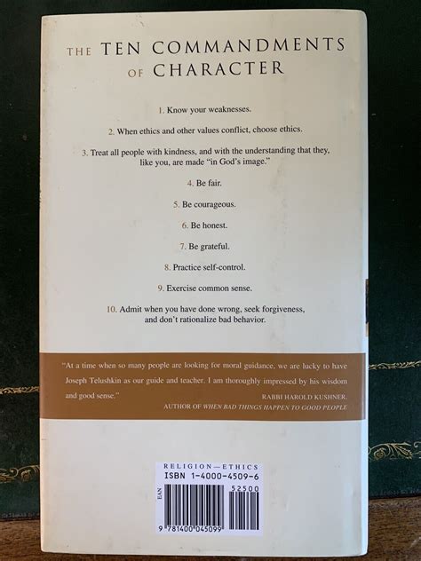 The Ten Commandments of Character Essential Advice for Living an Honorable Epub