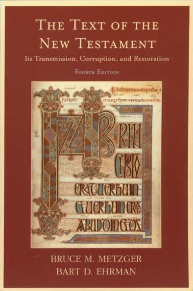 The Text of the New Testament Its Transmission Corruption and Restoration Doc