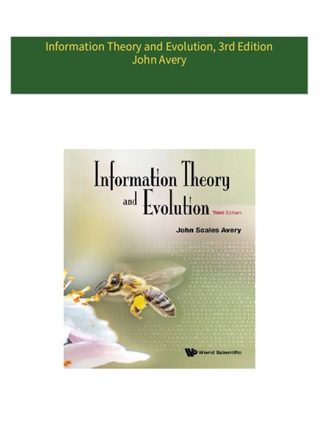 The Theory of Evolution 3rd Edition Epub